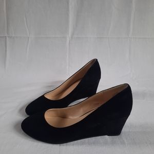 Nine West Suede Wedge Pumps